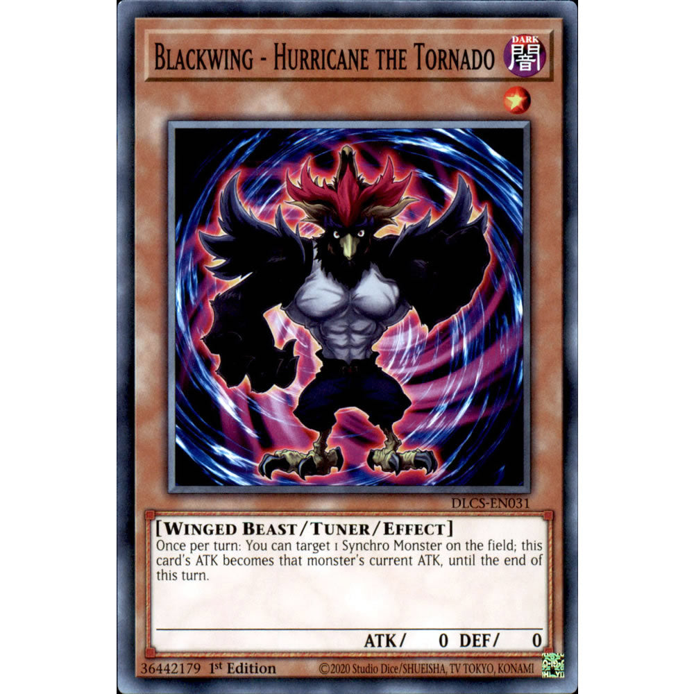 Blackwing - Hurricane the Tornado DLCS-EN031 Yu-Gi-Oh! Card from the Dragons of Legend: The Complete Series Set