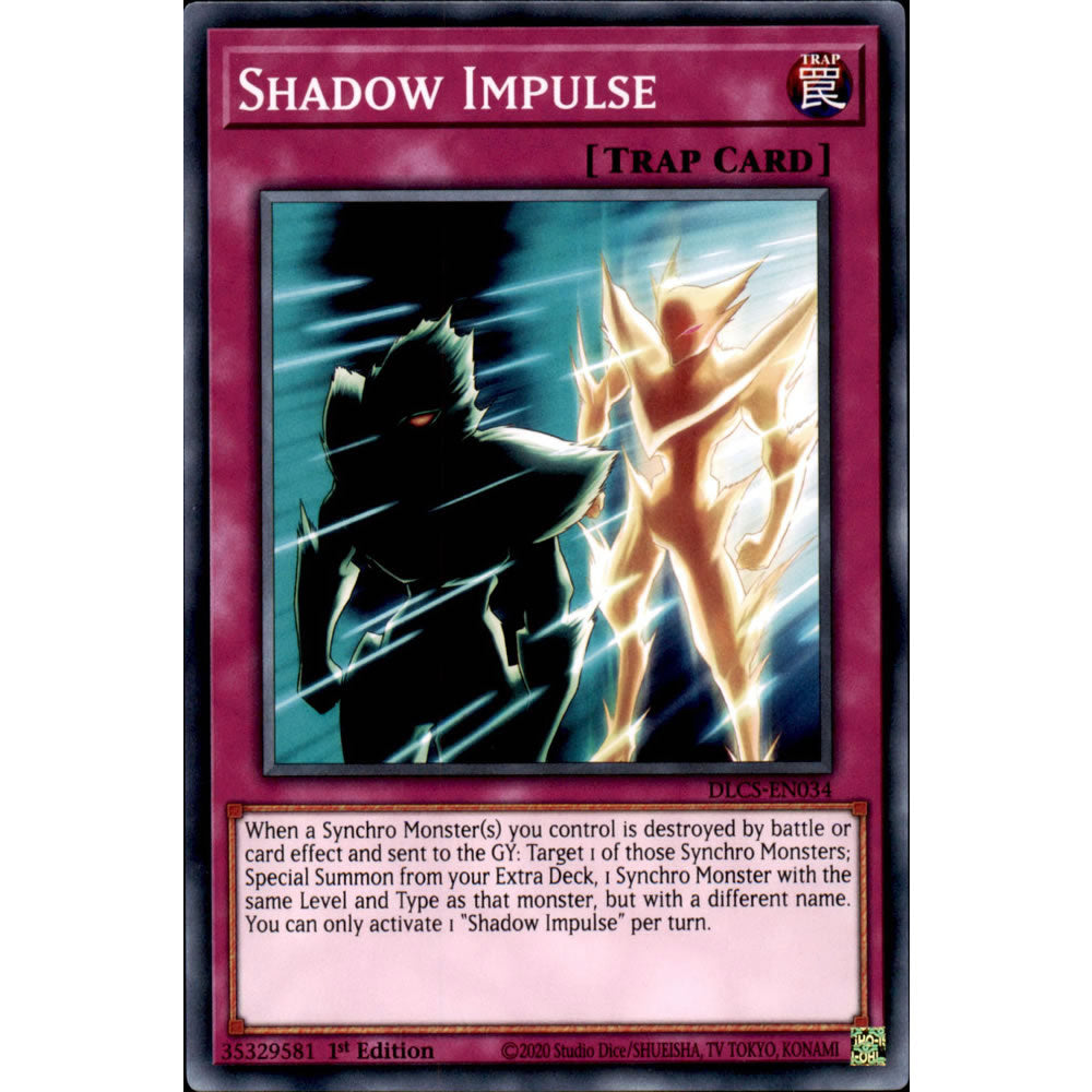 Shadow Impulse DLCS-EN034 Yu-Gi-Oh! Card from the Dragons of Legend: The Complete Series Set