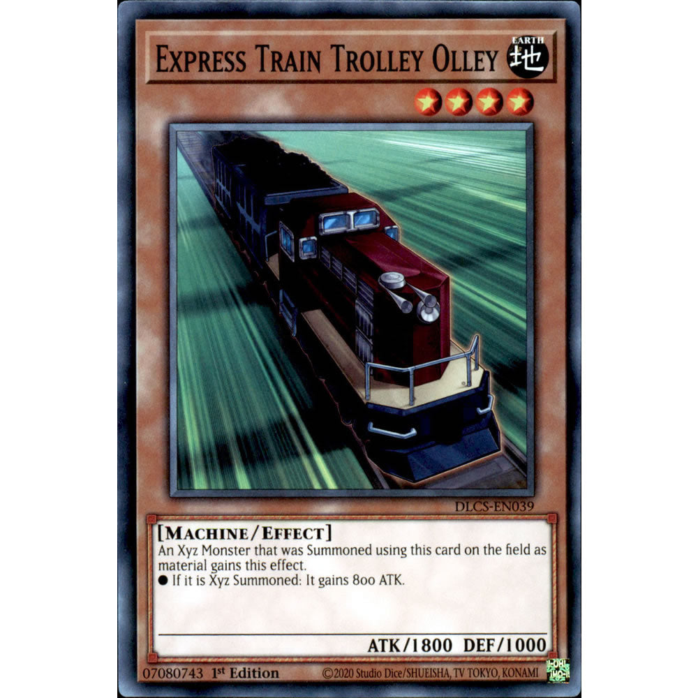 Express Train Trolley Olley DLCS-EN039 Yu-Gi-Oh! Card from the Dragons of Legend: The Complete Series Set