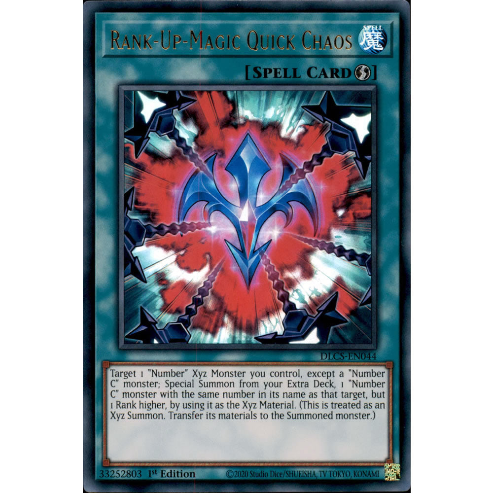 Rank-Up-Magic Quick Chaos DLCS-EN044 Yu-Gi-Oh! Card from the Dragons of Legend: The Complete Series Set