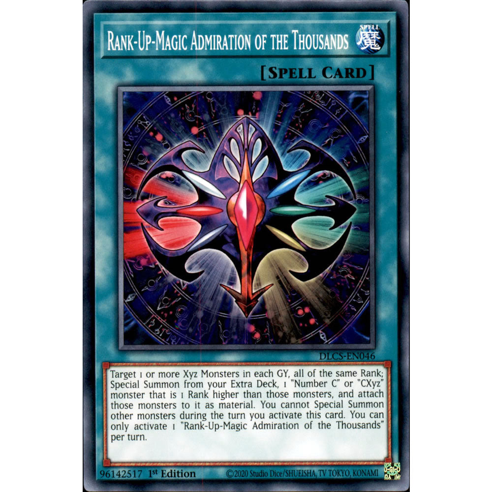 Rank-Up-Magic Admiration of the Thousands DLCS-EN046 Yu-Gi-Oh! Card from the Dragons of Legend: The Complete Series Set