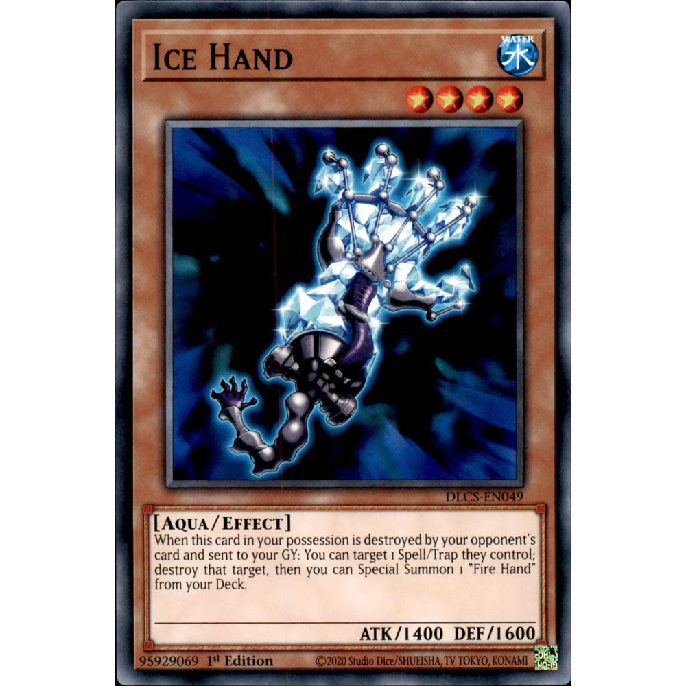 Ice Hand DLCS-EN049 Yu-Gi-Oh! Card from the Dragons of Legend: The Complete Series Set