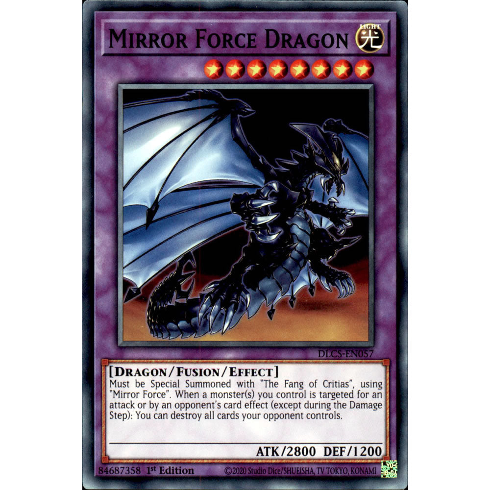 Mirror Force Dragon DLCS-EN057 Yu-Gi-Oh! Card from the Dragons of Legend: The Complete Series Set