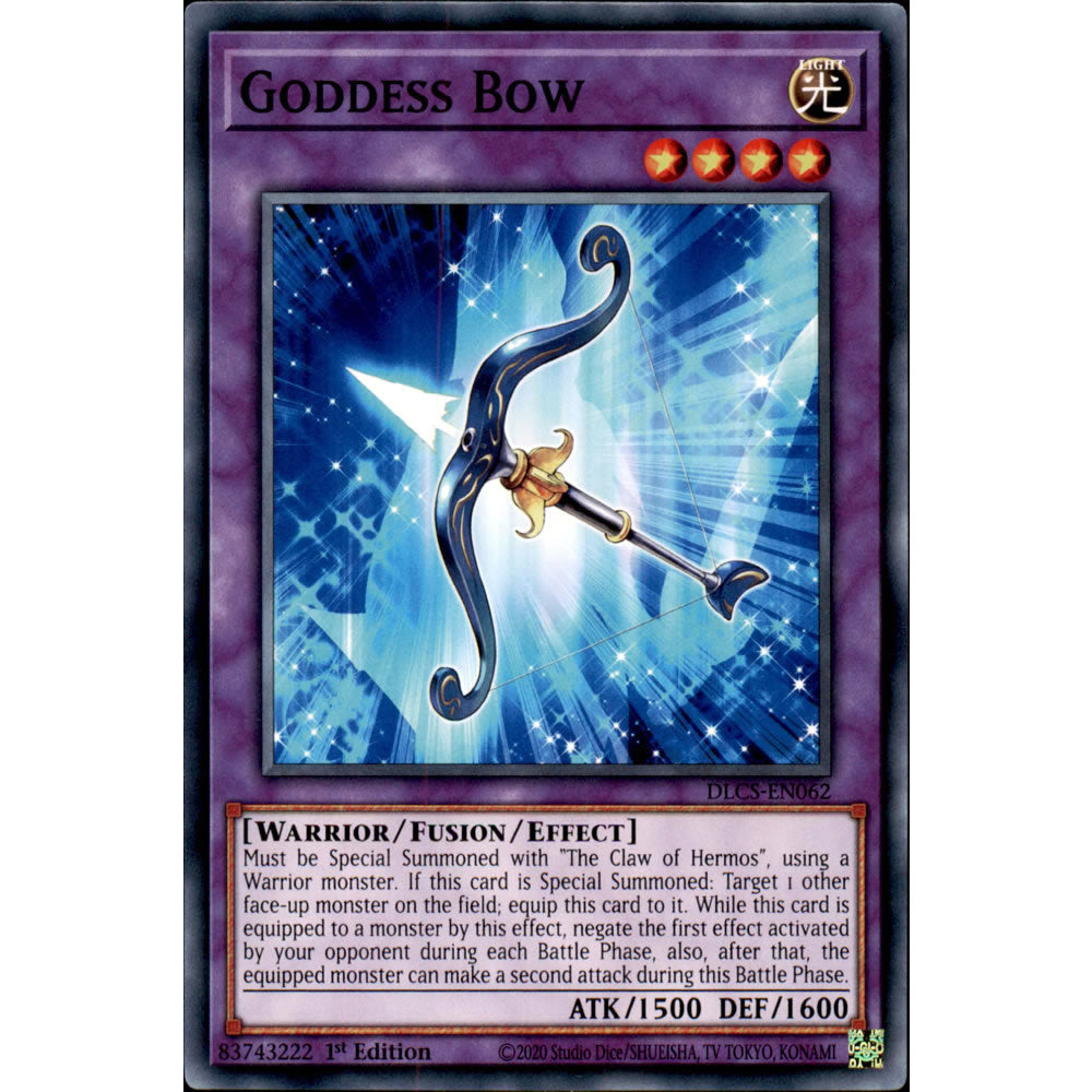 Goddess Bow DLCS-EN062 Yu-Gi-Oh! Card from the Dragons of Legend: The Complete Series Set