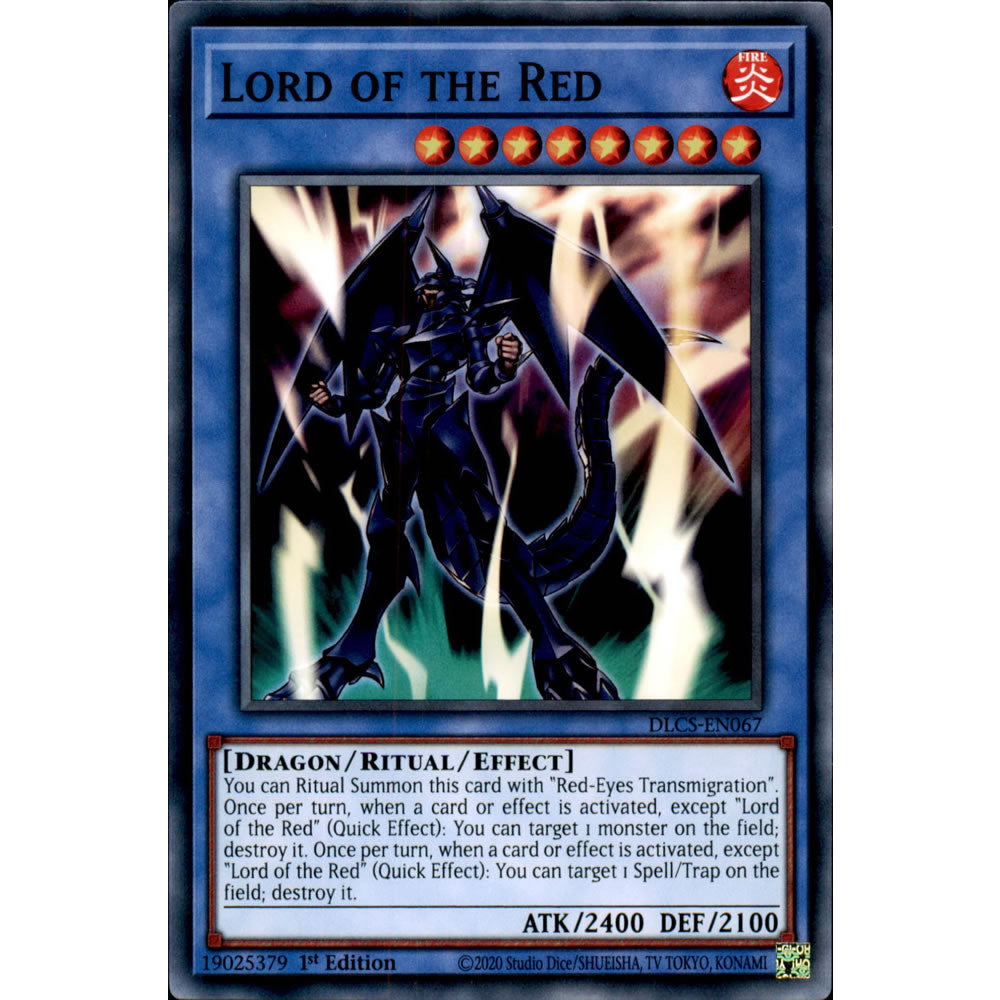 Lord of the Red DLCS-EN067 Yu-Gi-Oh! Card from the Dragons of Legend: The Complete Series Set