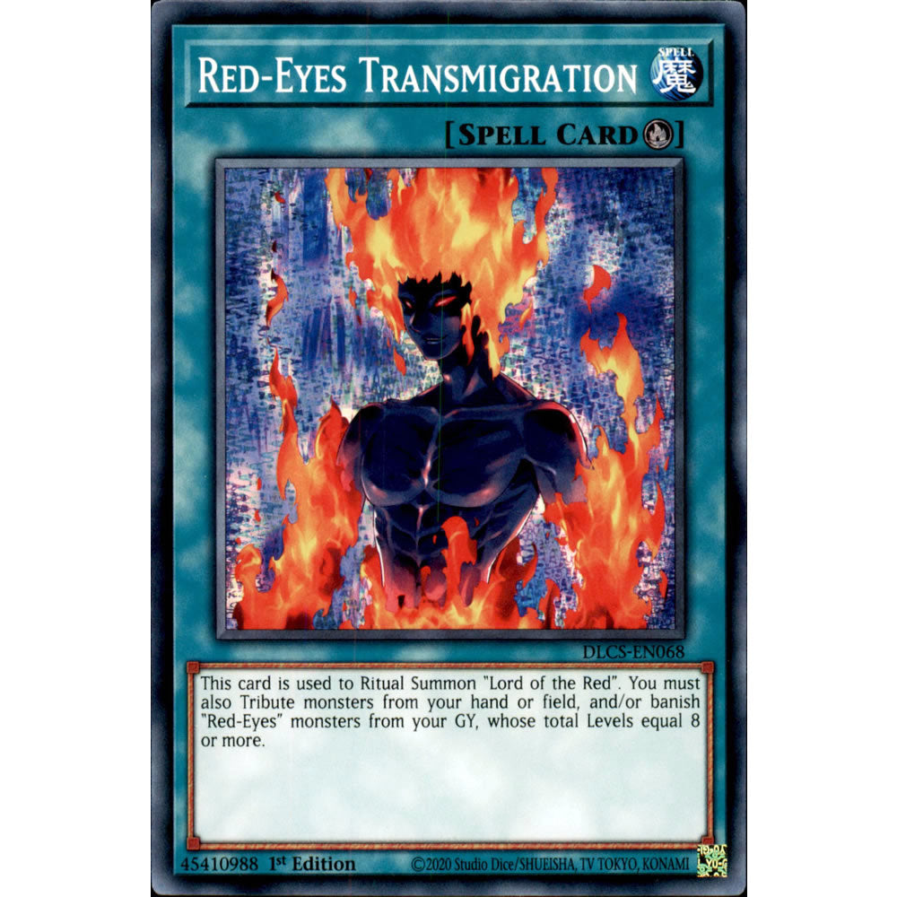 Red-Eyes Transmigration DLCS-EN068 Yu-Gi-Oh! Card from the Dragons of Legend: The Complete Series Set