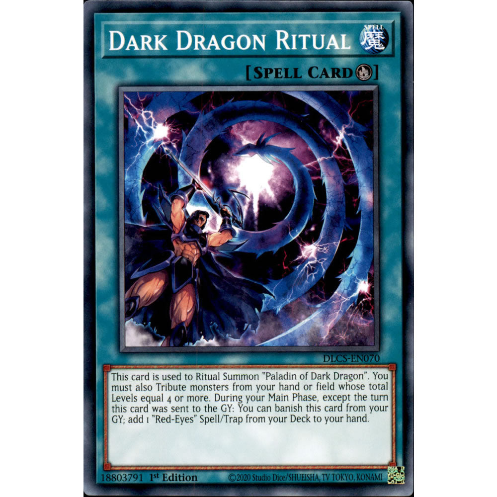 Dark Dragon Ritual DLCS-EN070 Yu-Gi-Oh! Card from the Dragons of Legend: The Complete Series Set