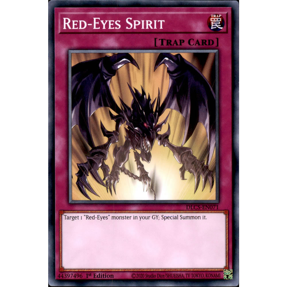 Red-Eyes Spirit DLCS-EN071 Yu-Gi-Oh! Card from the Dragons of Legend: The Complete Series Set