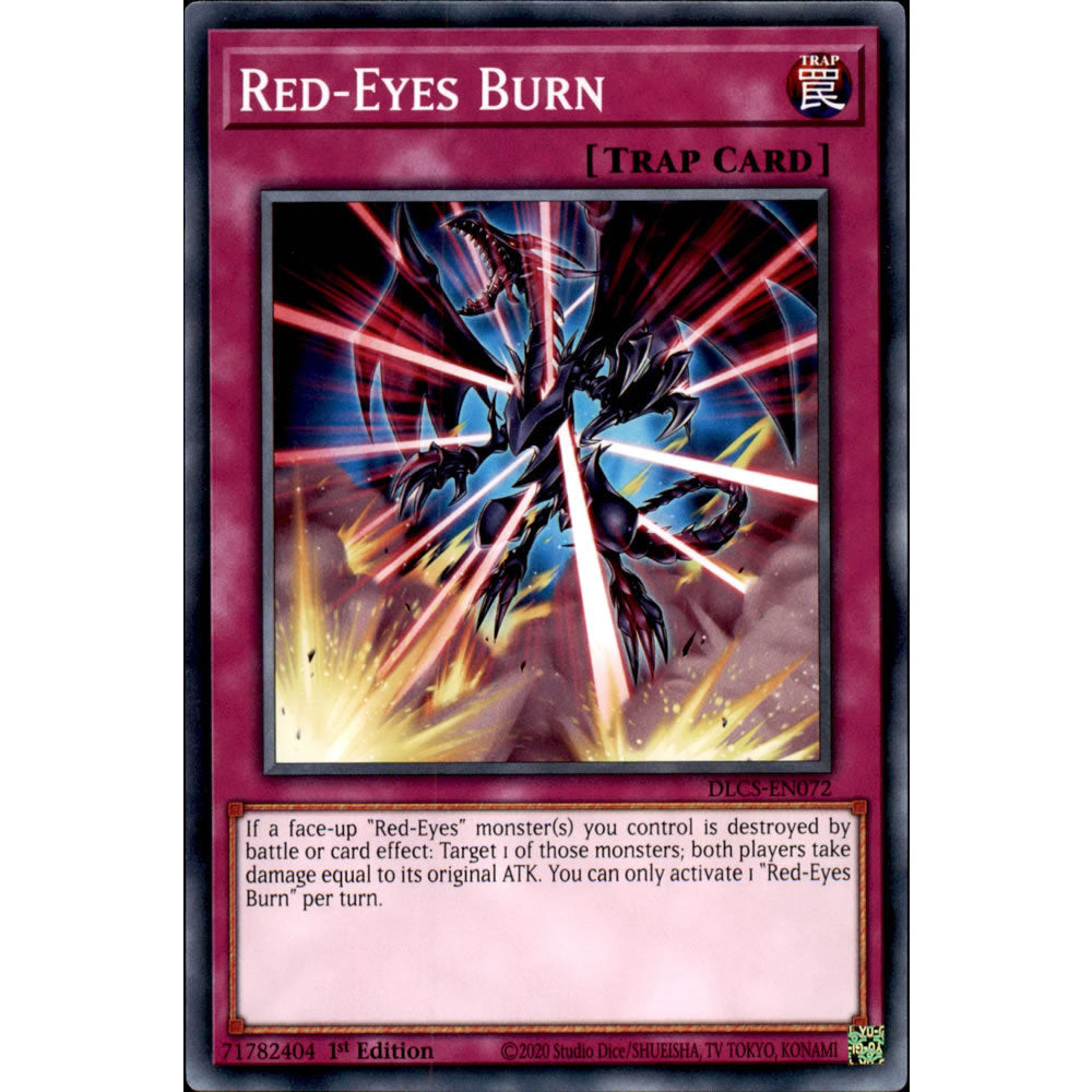 Red-Eyes Burn DLCS-EN072 Yu-Gi-Oh! Card from the Dragons of Legend: The Complete Series Set