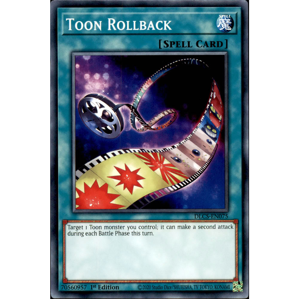 Toon Rollback DLCS-EN075 Yu-Gi-Oh! Card from the Dragons of Legend: The Complete Series Set