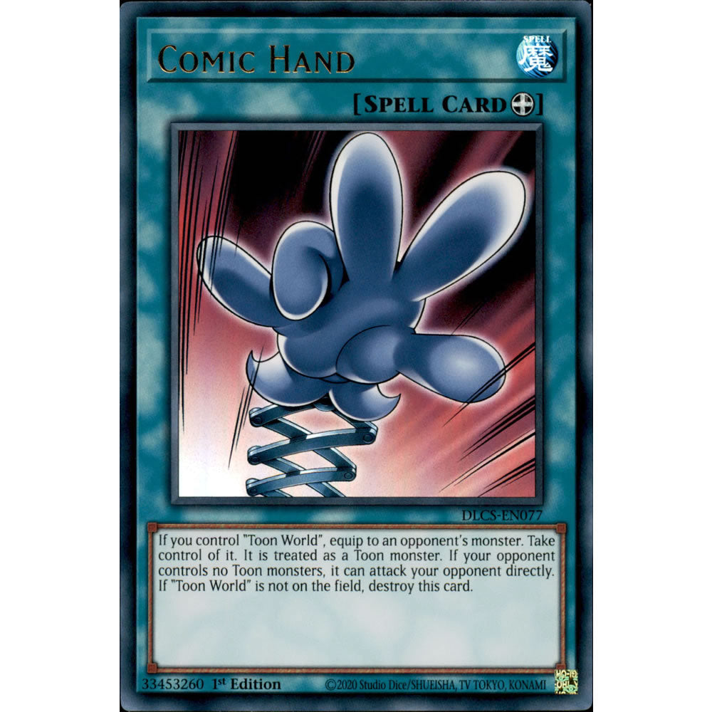 Comic Hand DLCS-EN077 Yu-Gi-Oh! Card from the Dragons of Legend: The Complete Series Set