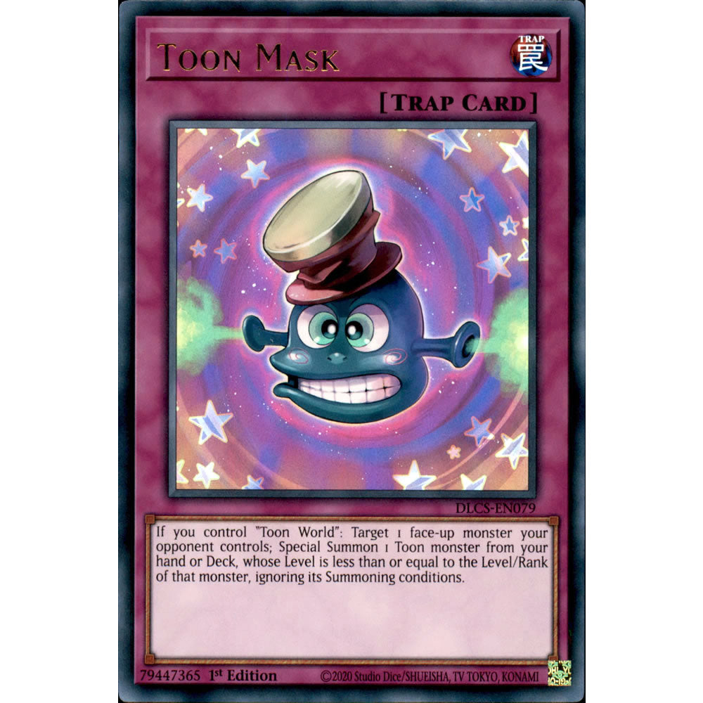 Toon Mask DLCS-EN079 Yu-Gi-Oh! Card from the Dragons of Legend: The Complete Series Set