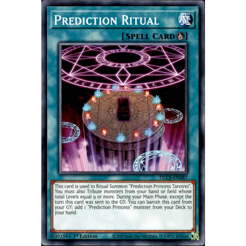 Prediction Ritual DLCS-EN087 Yu-Gi-Oh! Card from the Dragons of Legend: The Complete Series Set