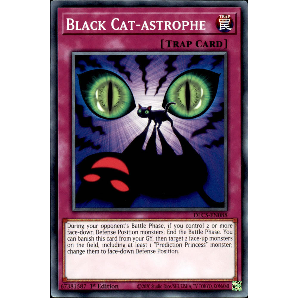 Black Cat-astrophe DLCS-EN088 Yu-Gi-Oh! Card from the Dragons of Legend: The Complete Series Set