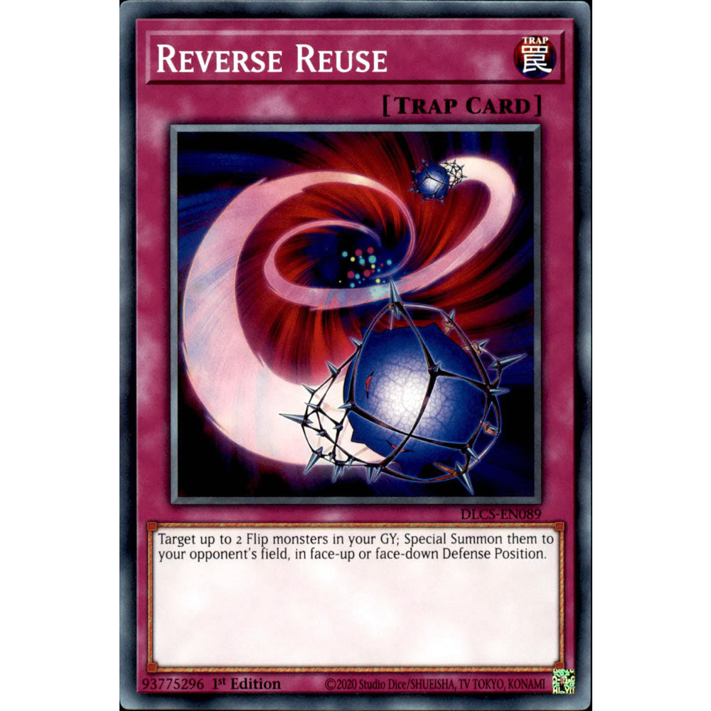 Reverse Reuse DLCS-EN089 Yu-Gi-Oh! Card from the Dragons of Legend: The Complete Series Set