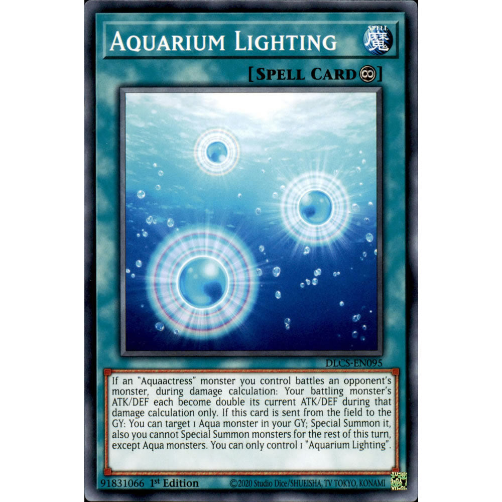 Aquarium Lighting DLCS-EN095 Yu-Gi-Oh! Card from the Dragons of Legend: The Complete Series Set