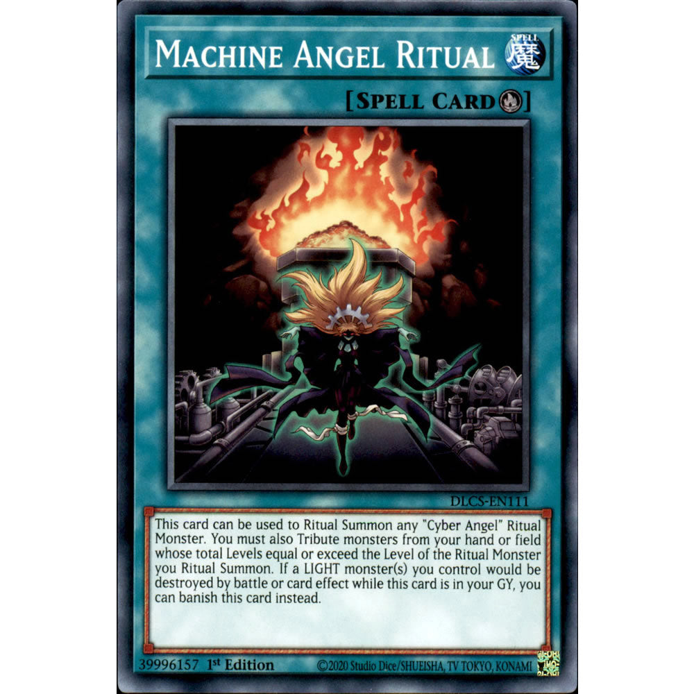 Machine Angel Ritual DLCS-EN111 Yu-Gi-Oh! Card from the Dragons of Legend: The Complete Series Set