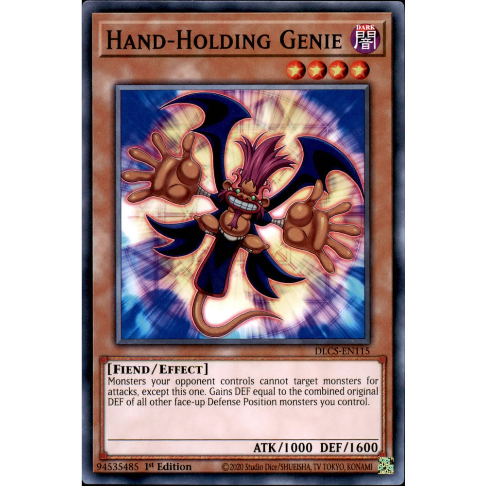 Hand-Holding Genie DLCS-EN115 Yu-Gi-Oh! Card from the Dragons of Legend: The Complete Series Set