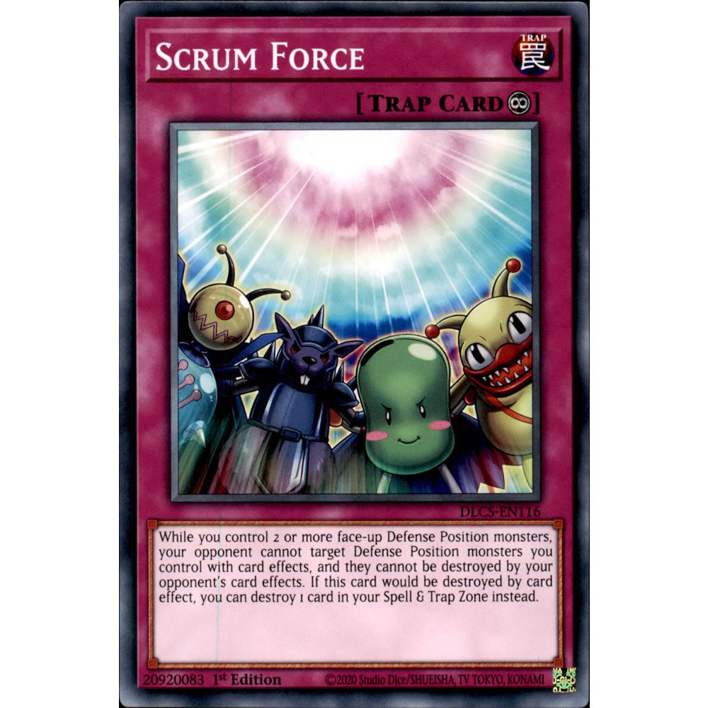 Scrum Force DLCS-EN116 Yu-Gi-Oh! Card from the Dragons of Legend: The Complete Series Set