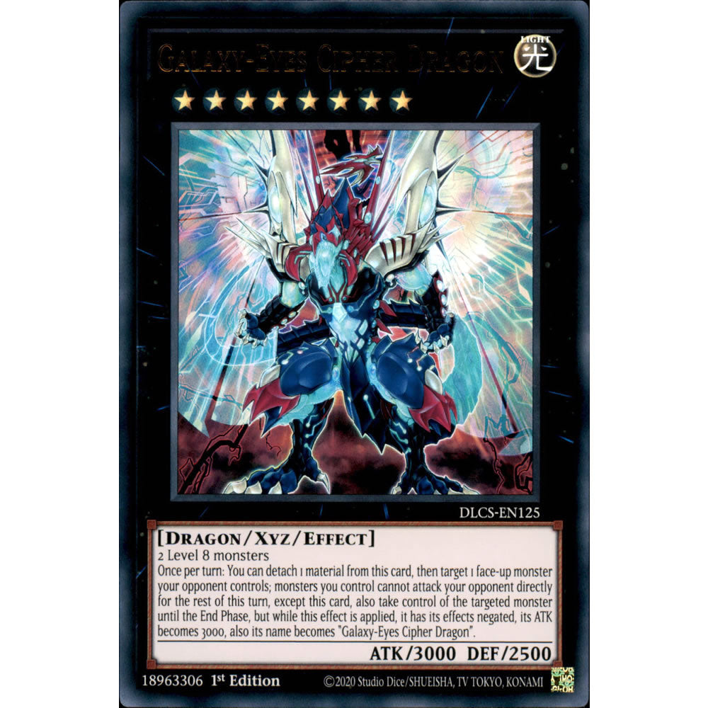 Galaxy-Eyes Cipher Dragon DLCS-EN125 Yu-Gi-Oh! Card from the Dragons of Legend: The Complete Series Set