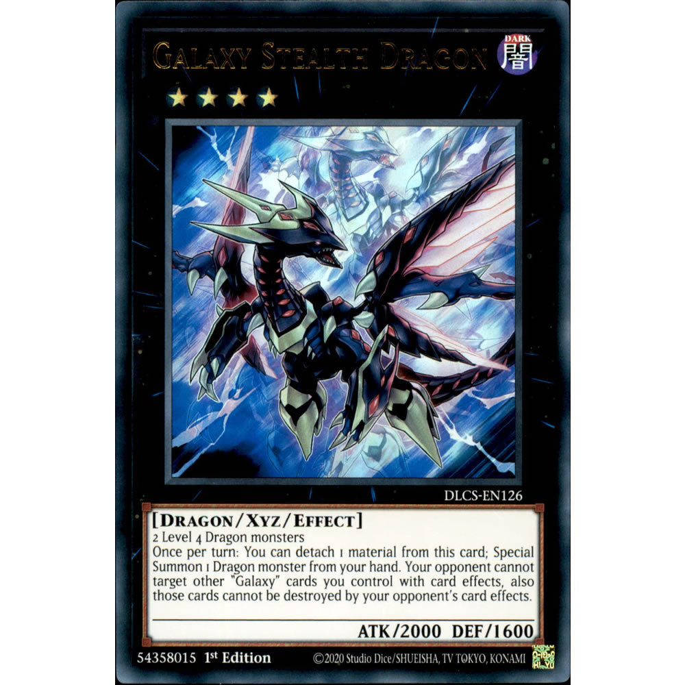 Galaxy Stealth Dragon DLCS-EN126 Yu-Gi-Oh! Card from the Dragons of Legend: The Complete Series Set