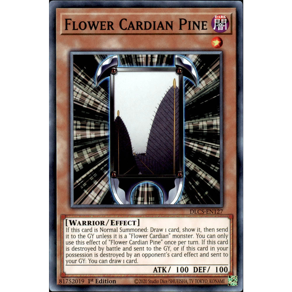 Flower Cardian Pine DLCS-EN127 Yu-Gi-Oh! Card from the Dragons of Legend: The Complete Series Set