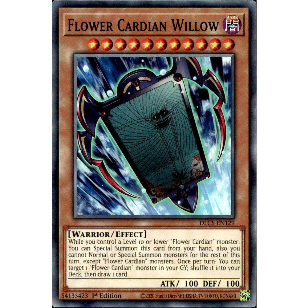 Flower Cardian Willow DLCS-EN129 Yu-Gi-Oh! Card from the Dragons of Legend: The Complete Series Set