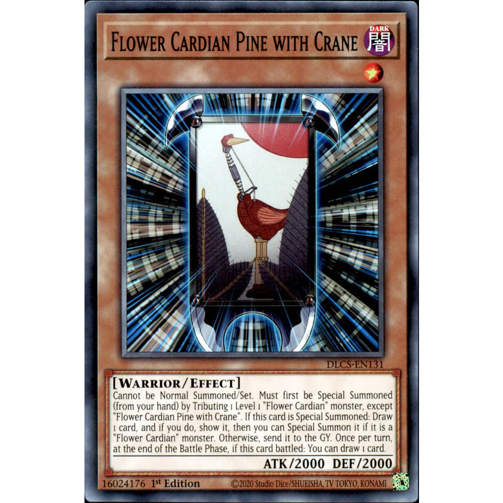 Flower Cardian Pine with Crane DLCS-EN131 Yu-Gi-Oh! Card from the Dragons of Legend: The Complete Series Set