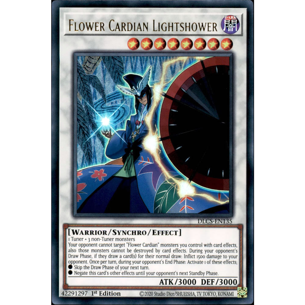 Flower Cardian Lightshower DLCS-EN135 Yu-Gi-Oh! Card from the Dragons of Legend: The Complete Series Set