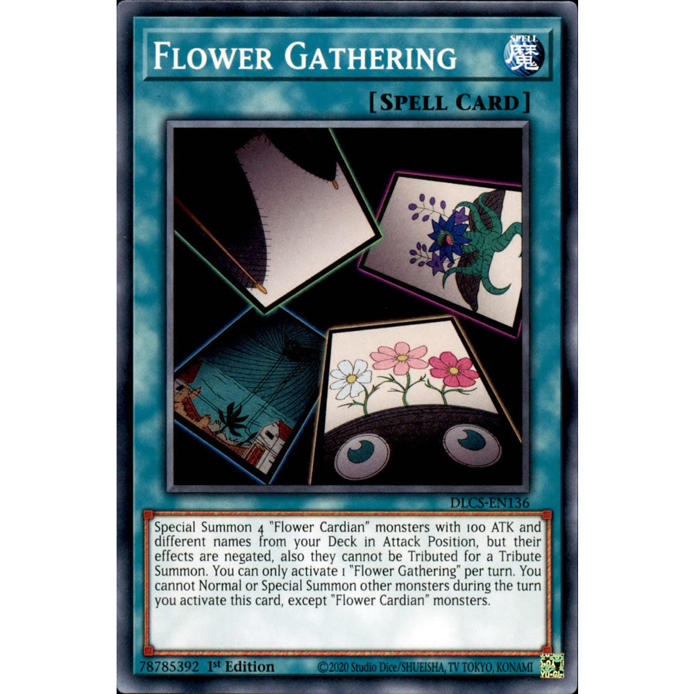 Flower Gathering DLCS-EN136 Yu-Gi-Oh! Card from the Dragons of Legend: The Complete Series Set