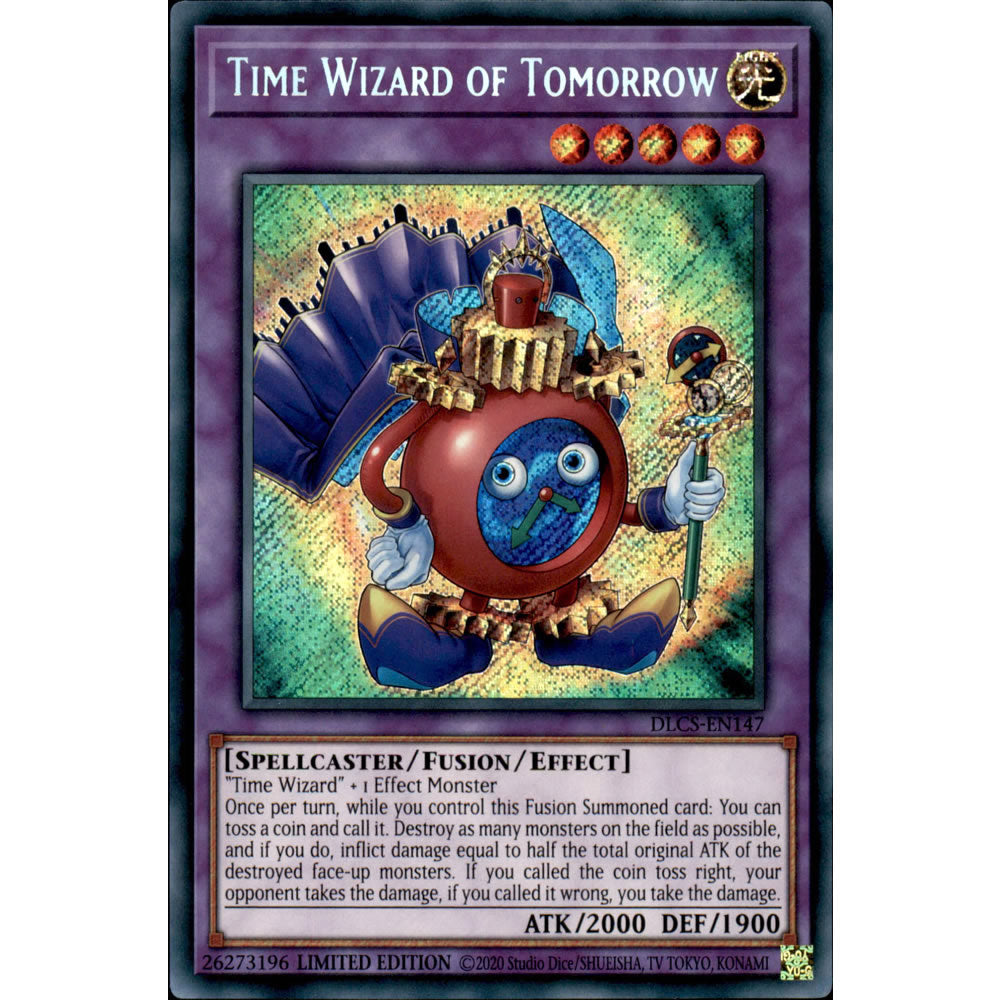 Time Wizard of Tomorrow DLCS-EN147 Yu-Gi-Oh! Card from the Dragons of Legend: The Complete Series Set