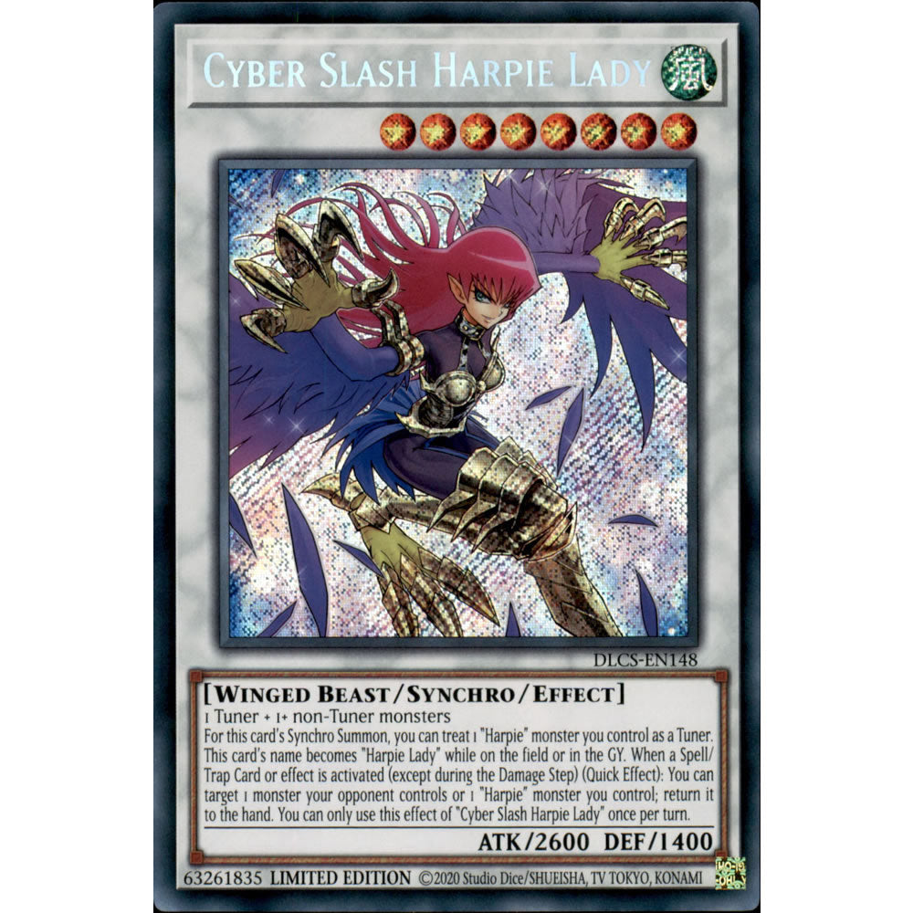 Cyber Slash Harpie Lady DLCS-EN148 Yu-Gi-Oh! Card from the Dragons of Legend: The Complete Series Set