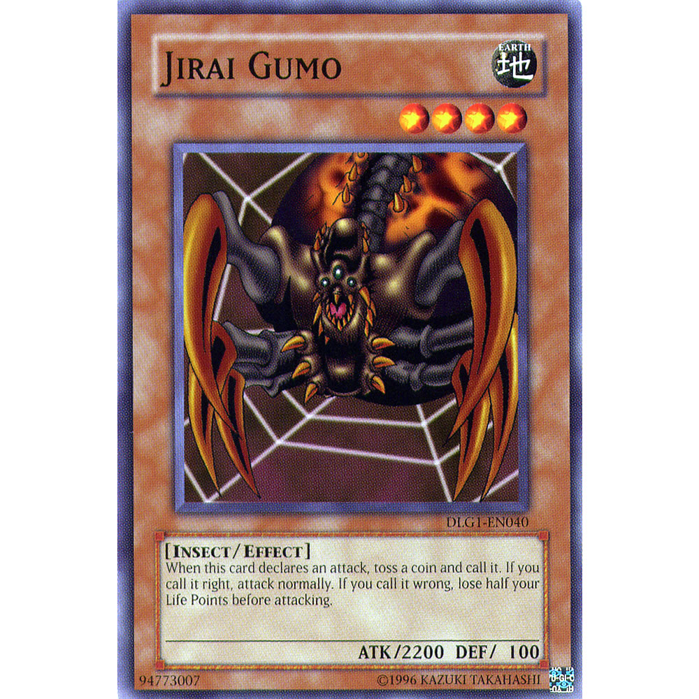 Jirai Gumo DLG1-EN040 Yu-Gi-Oh! Card from the Dark Legends Set