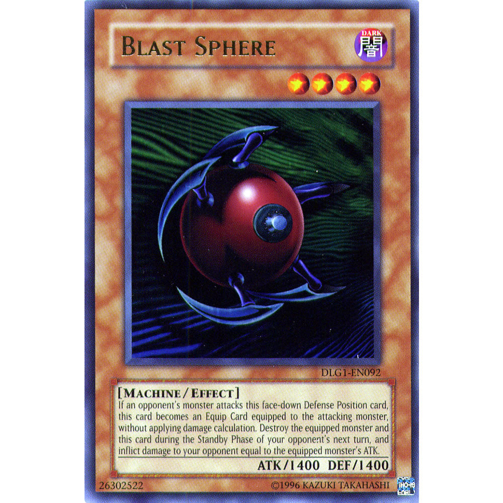 Blast Sphere DLG1-EN092 Yu-Gi-Oh! Card from the Dark Legends Set