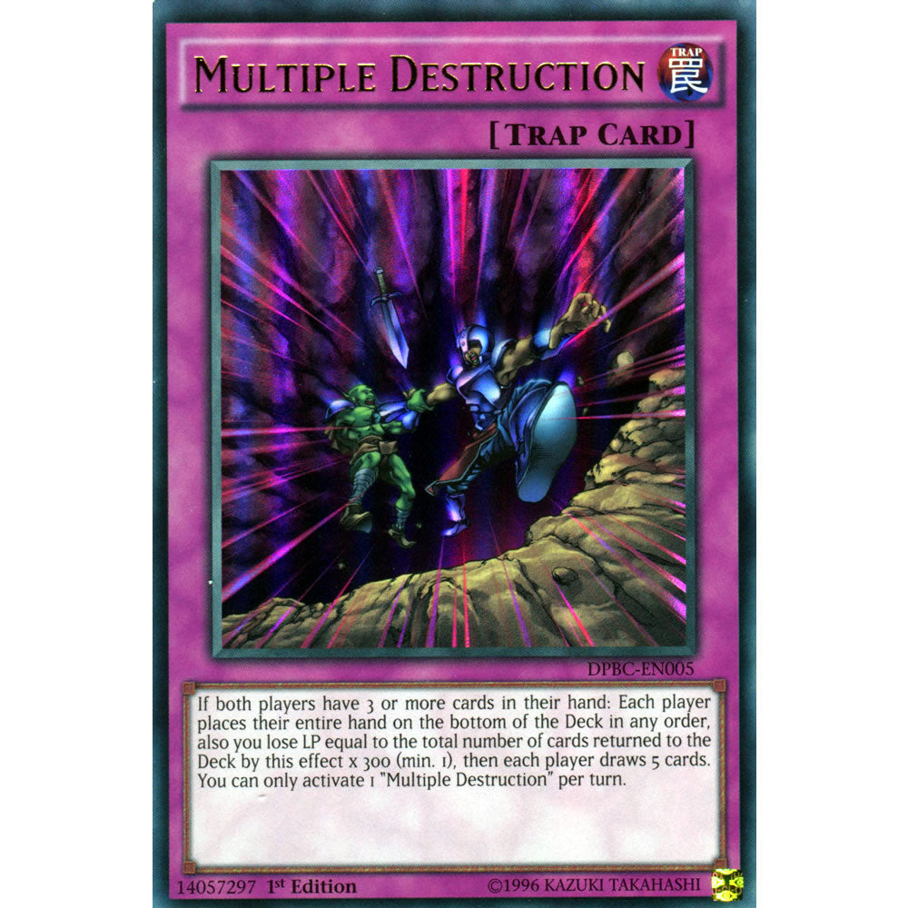 Multiple Destruction DPBC-EN005 Yu-Gi-Oh! Card from the Duelist Pack: Battle City Set