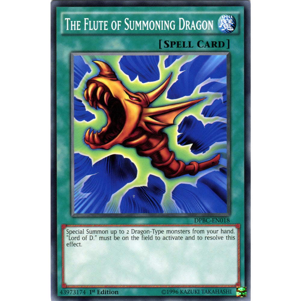 The Flute of Summoning Dragon DPBC-EN018 Yu-Gi-Oh! Card from the Duelist Pack: Battle City Set