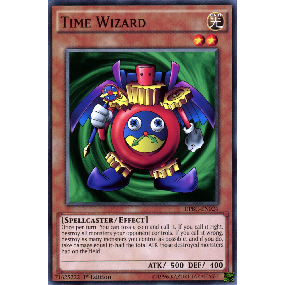 Time Wizard DPBC-EN024 Yu-Gi-Oh! Card from the Duelist Pack: Battle City Set