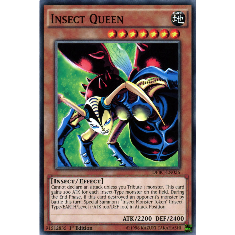 Insect Queen DPBC-EN026 Yu-Gi-Oh! Card from the Duelist Pack: Battle City Set