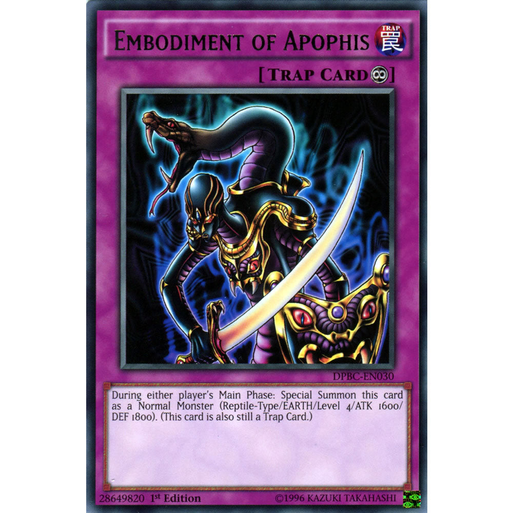 Embodiment of Apophis DPBC-EN030 Yu-Gi-Oh! Card from the Duelist Pack: Battle City Set