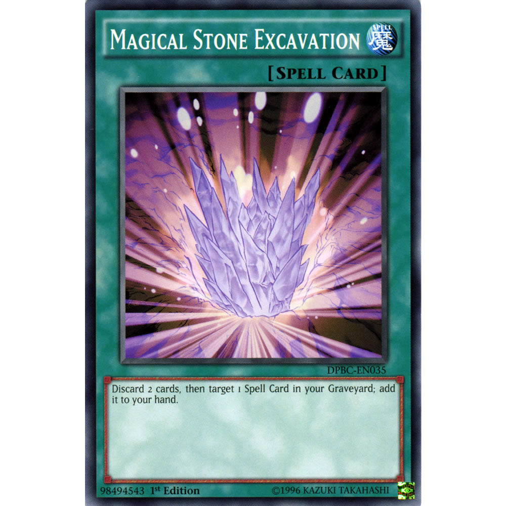 Magical Stone Excavation DPBC-EN035 Yu-Gi-Oh! Card from the Duelist Pack: Battle City Set