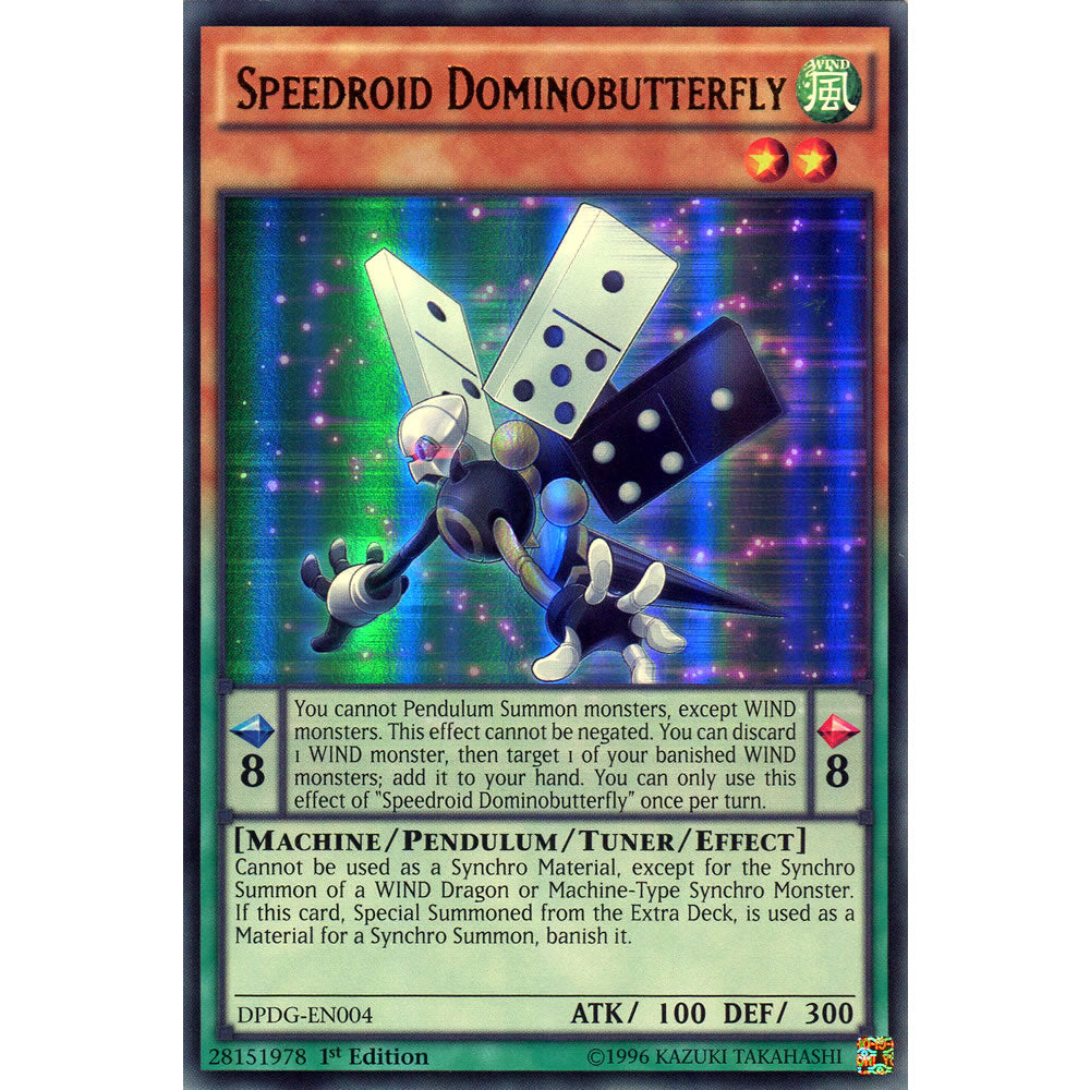 Speedroid Dominobutterfly DPDG-EN004 Yu-Gi-Oh! Card from the Duelist Pack: Dimensional Guardians Set