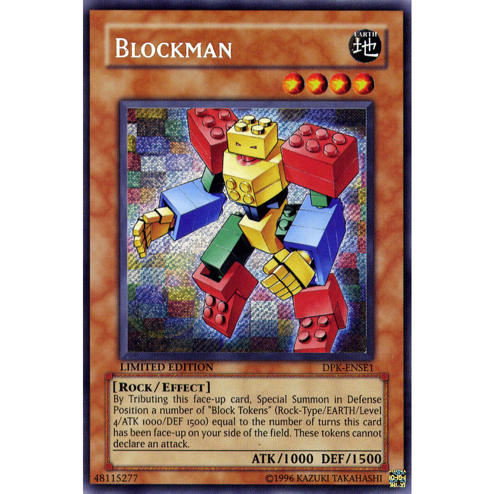 Blockman DPK-ENSE1 Yu-Gi-Oh! Card from the Duelist Pack Special Edition Set