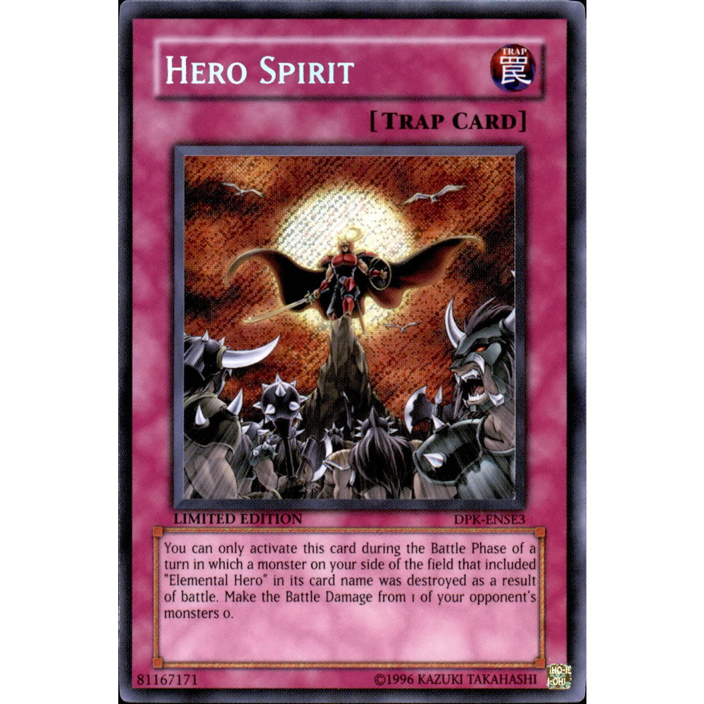 Hero Spirit DPK-ENSE3 Yu-Gi-Oh! Card from the Duelist Pack Special Edition Set