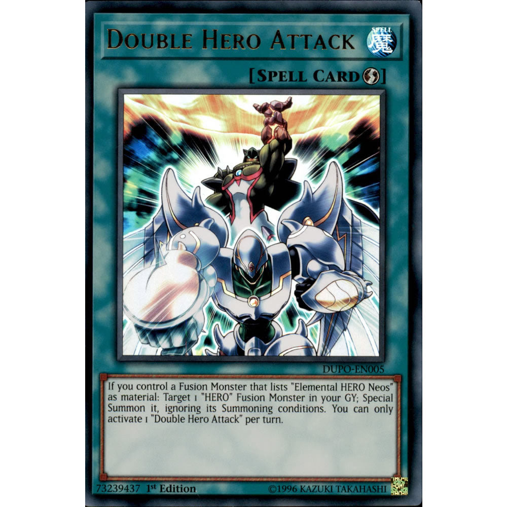 Double Hero Attack DUPO-EN005 Yu-Gi-Oh! Card from the Duel Power Set