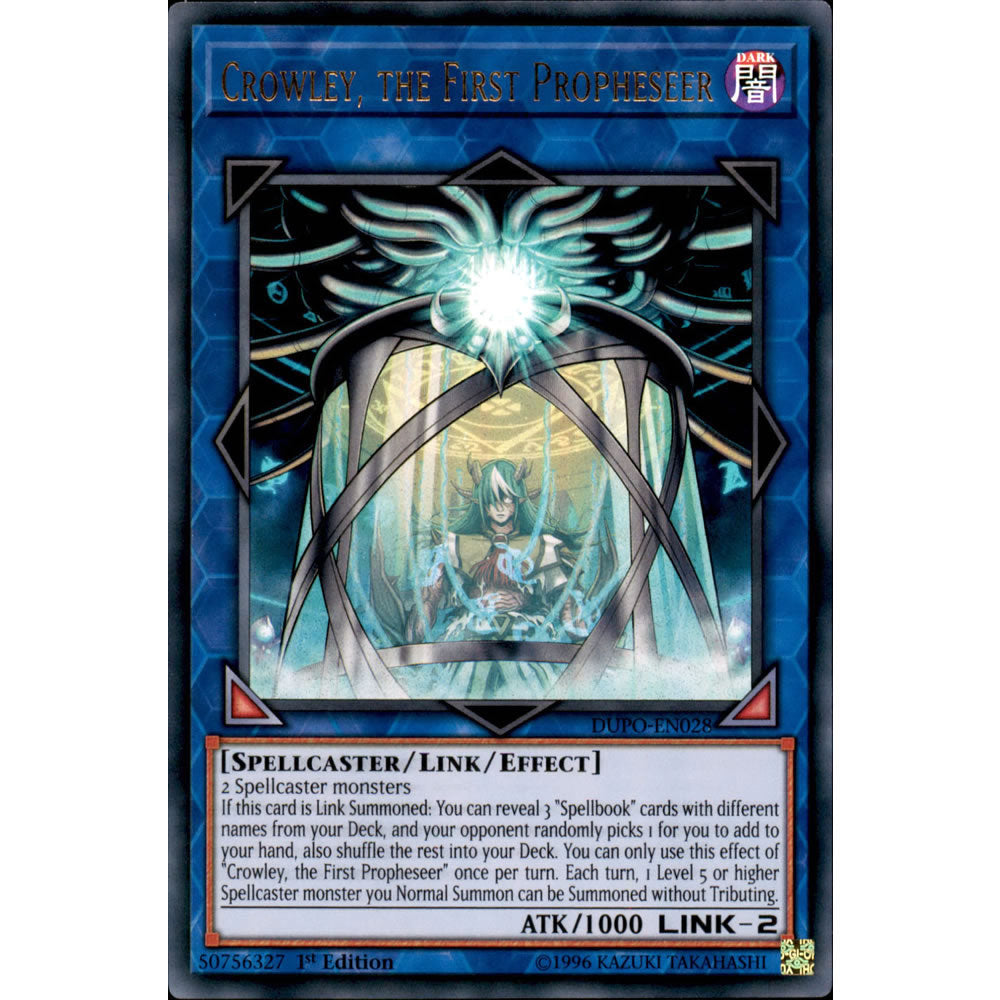 Crowley, the First Propheseer DUPO-EN028 Yu-Gi-Oh! Card from the Duel Power Set