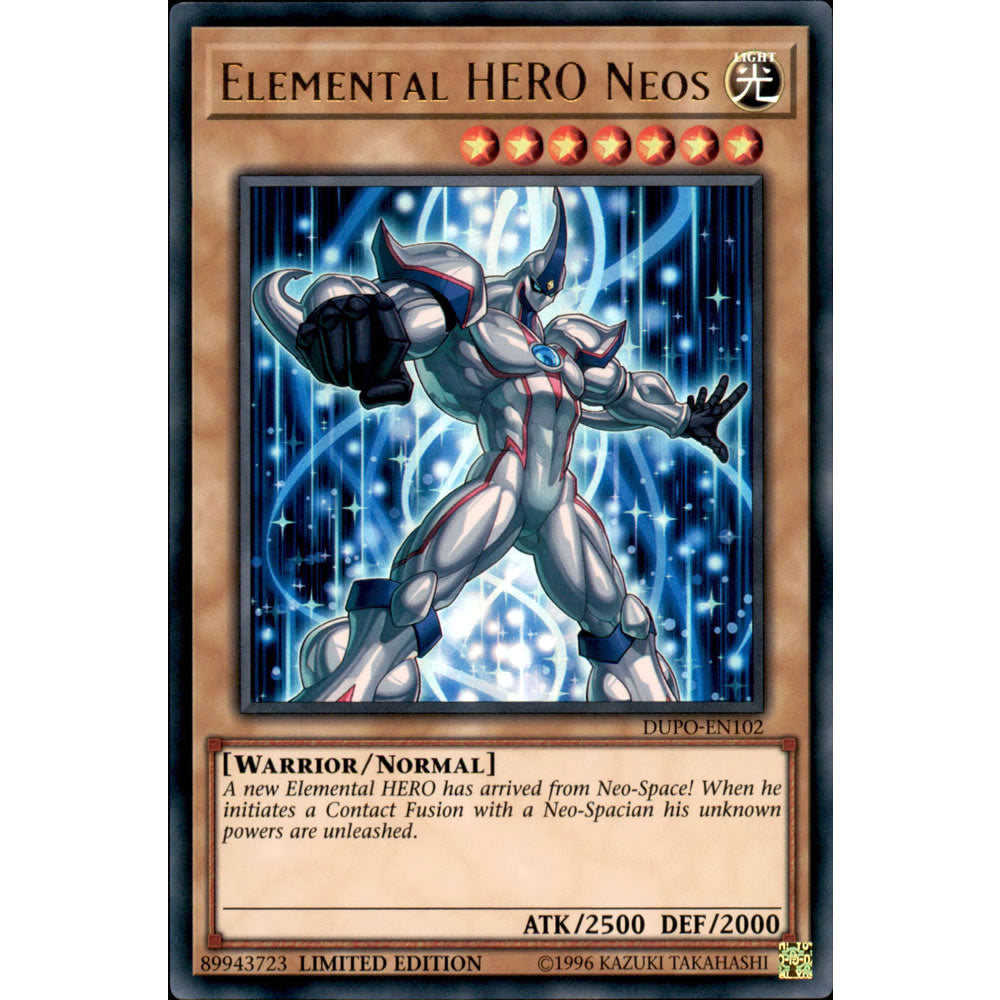 Elemental HERO Neos DUPO-EN102 Yu-Gi-Oh! Card from the Duel Power Set