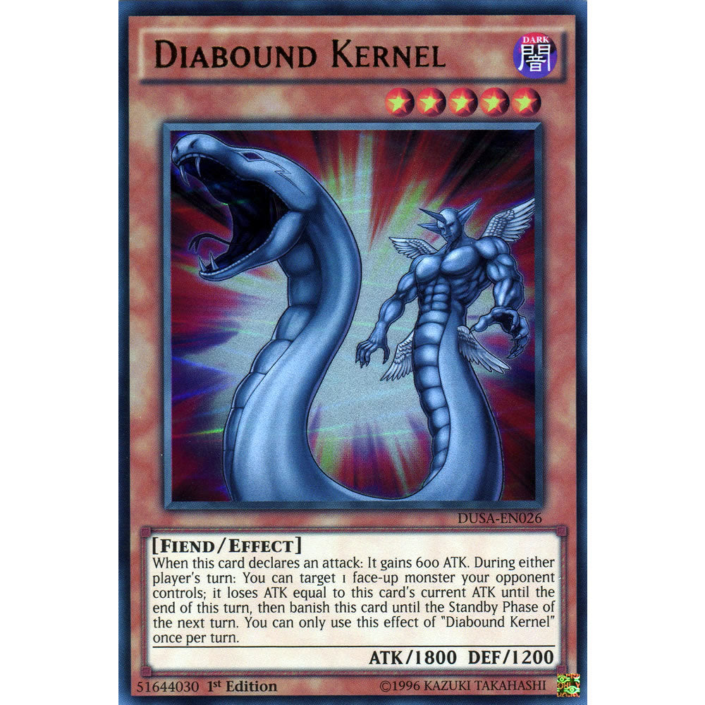 Diabound Kernel DUSA-EN026 Yu-Gi-Oh! Card from the Duelist Saga Set