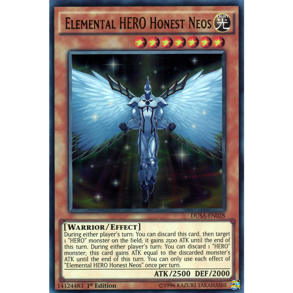 Elemental HERO Honest Neos DUSA-EN028 Yu-Gi-Oh! Card from the Duelist Saga Set