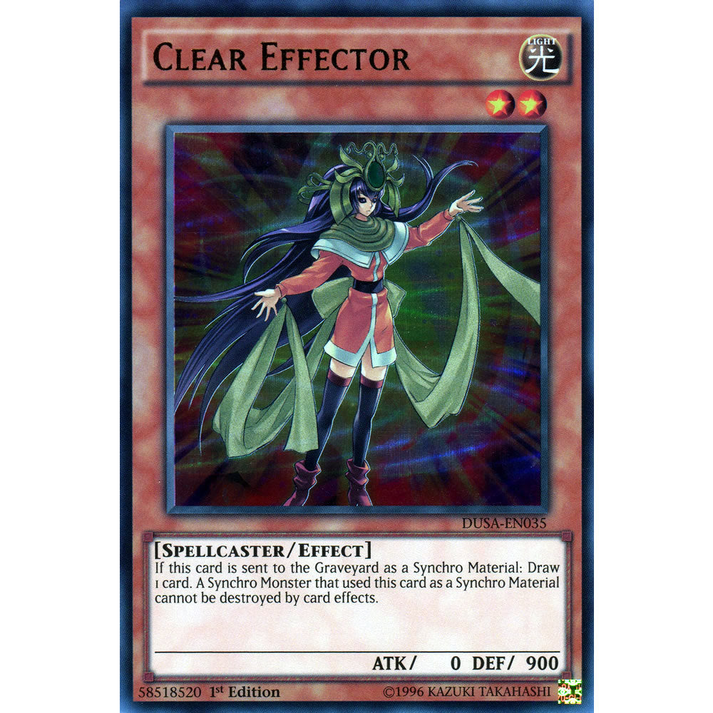 Clear Effector DUSA-EN035 Yu-Gi-Oh! Card from the Duelist Saga Set