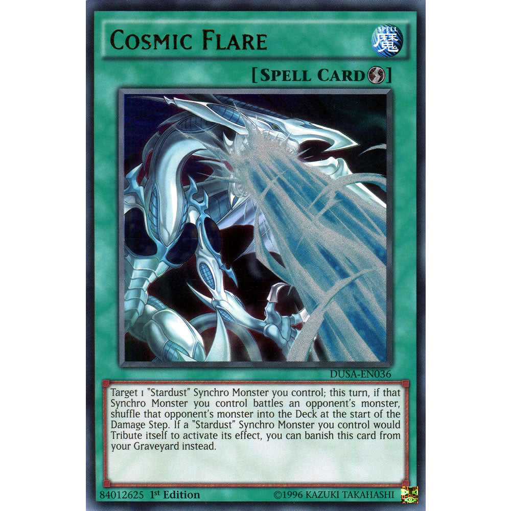 Cosmic Flare DUSA-EN036 Yu-Gi-Oh! Card from the Duelist Saga Set